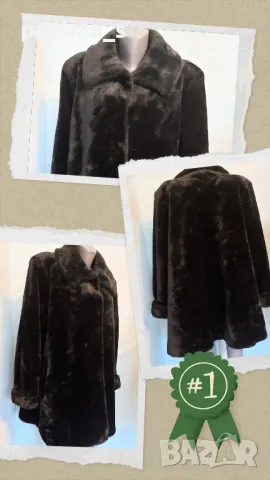 Два броя / Черно палто тип кожух "H&M" и UK / голям размер , снимка 9 - Палта, манта - 44207750