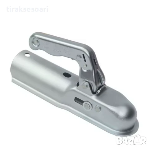  Заключваща лапа за теглич 50мм за ремарке до 800 кг неръждаема стомана, снимка 2 - Аксесоари и консумативи - 51033566