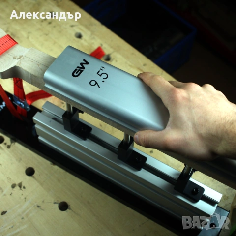 Лютиерски инструменти Notched Edge, Прагчета, 9.5" Радиусен блок 520mm, Фрези, Лепило Лак, снимка 9 - Китари - 51619185