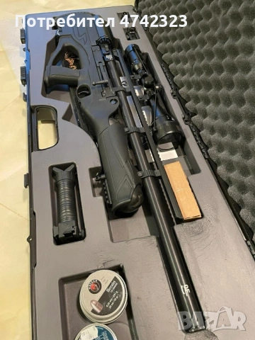 Продавам Въздушна Пушка Hutsan Bully със компресор , снимка 2 - Въздушно оръжие - 53531484