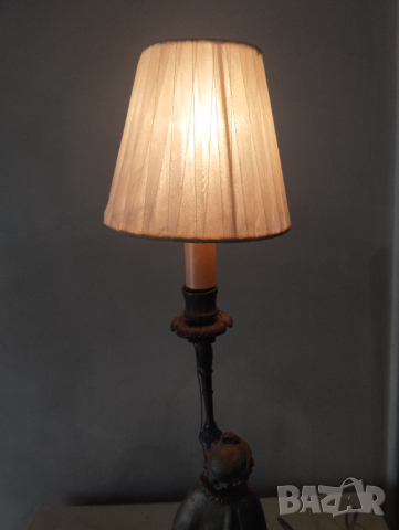 Стара настолна лампа арт деко, снимка 7 - Настолни лампи - 44822127