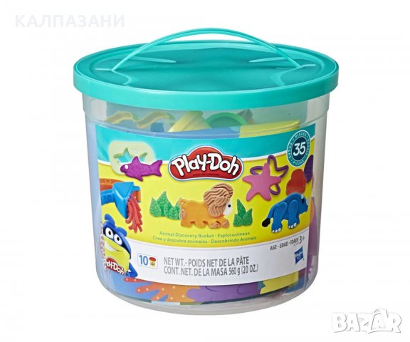 Play Doh Hasbro E2388 - Комплект формички за цветни животни , снимка 1 - Пластелини, моделини и пясъци - 35977256
