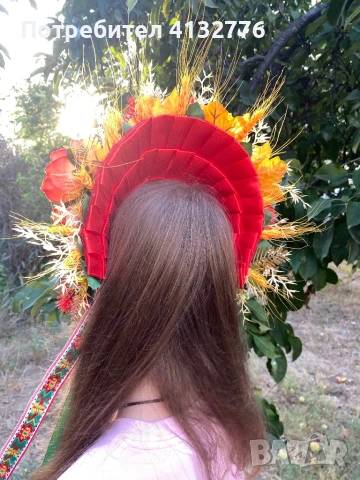 Диадема с цветя, снимка 4 - Аксесоари за коса - 50931218