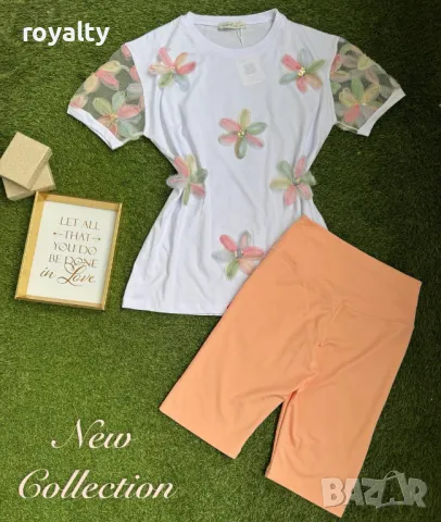 Памучни дамски комплекти , снимка 7 - Спортни екипи - 49756087