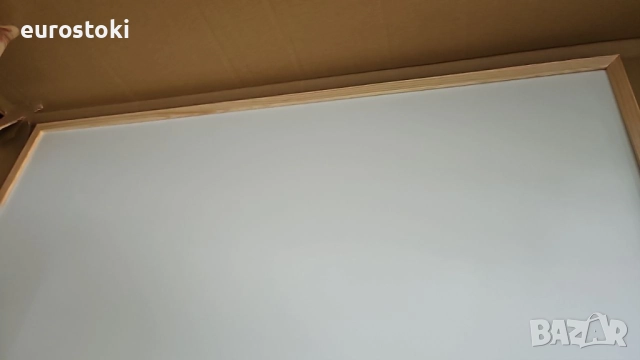 Bi-Office Бяла дъска с дървена рамка, 80 x 60 см Размери на продукта: ‎80 x 60 x 1,5 см; 1,75 кг , снимка 3 - Ученически пособия, канцеларски материали - 52136051