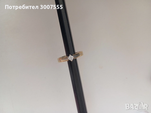 дамски златен пръстен , снимка 6 - Пръстени - 52850462