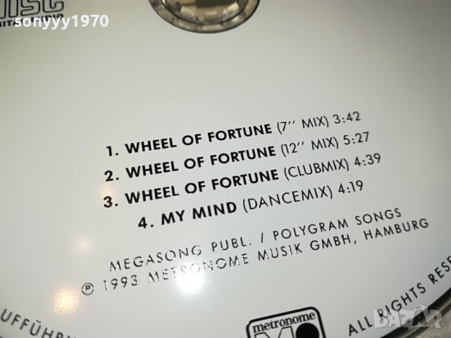 ACE OF BASE-WHEEL OF FORTUNE CD MADE IN GERMANY 0504230901, снимка 16 - CD дискове - 40259973
