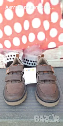 Английски детски обувки естествена кожа-GEOX , снимка 2 - Детски обувки - 50142861