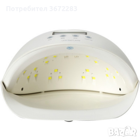 Професионална UV лампа 50 W двуцветна светодиодна лампа за нокти Gel Polish Lampa Nail Auto Timer, снимка 3 - Други - 44525984