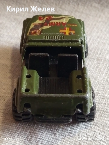 Метална количка Военен джип Army 24 винтидж модел за КОЛЕКЦИЯ ДЕКОРАЦИЯ 28429, снимка 5 - Колекции - 53557507