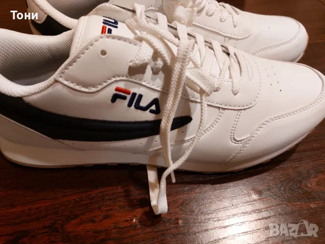 FILA Оригинал Нови Мъжки Кожени Маратонки 45, снимка 2 - Маратонки - 56121701