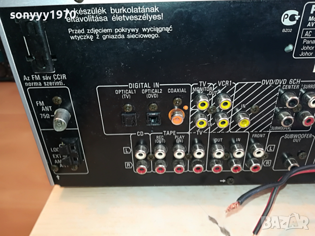 ПОРЪЧАН-PANASONIC SA-HE75 RECEIVER 2503221728, снимка 9 - Ресийвъри, усилватели, смесителни пултове - 36231536