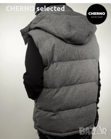 Мъжки пухен елек с качулка MANGO Hooded Puffer Vest – размер XXL, снимка 10 - Якета - 53772970