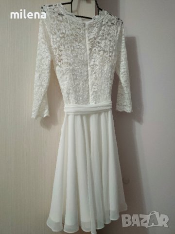 Нова бяла рокля , снимка 2 - Рокли - 41691588