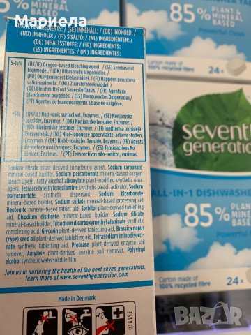 Таблетки за съдомиялна седмо поколение Всичко в едно 24 таблетки, снимка 4 - Препарати за почистване - 44308589