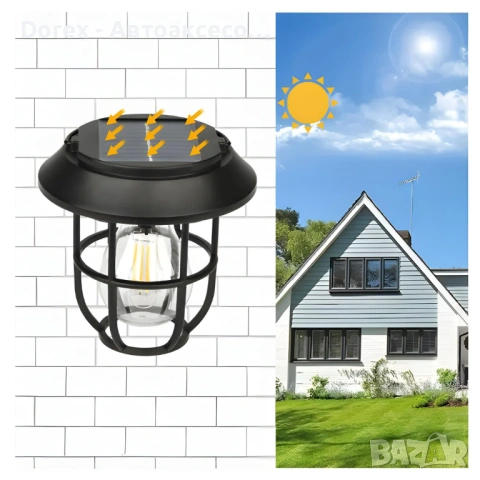 Соларна Лампа за Къмпинг - PA1036, снимка 3 - Къмпинг осветление - 53645782