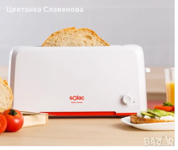 Тостер Blank Canvas 800w, снимка 6 - Тостери - 48537240