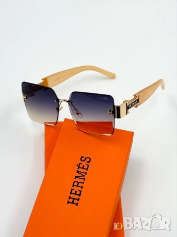 очила с калъф, кутия и ув защита hermes christian dior louis vuitton , снимка 18 - Слънчеви и диоптрични очила - 51465806