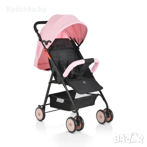 Moni Детска лятна количка Capri розов 110845, снимка 2 - Детски колички - 55825491