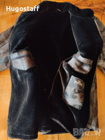 Ново Кожено яке Корона/Korona камуфлажно - естествена кожа лимитирана серия Хл, снимка 7 - Якета - 53340822