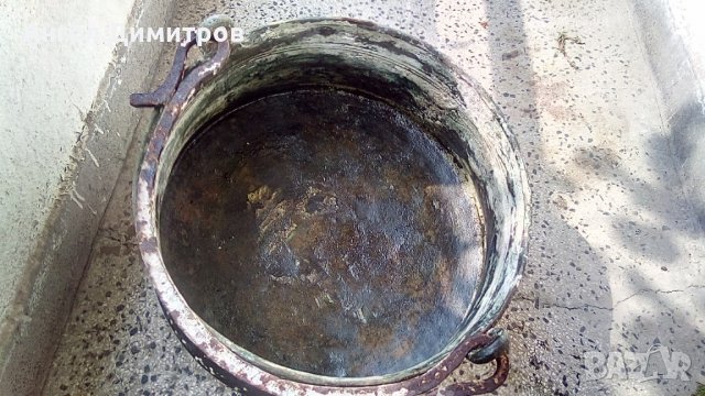 Стар голям меден котел, снимка 9 - Антикварни и старинни предмети - 33923061