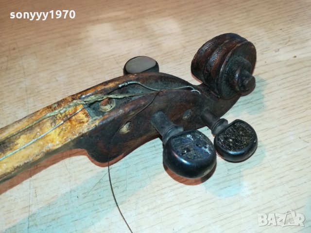 ПОРЪЧАНА-АНТИКА-старинна цигулка от англия 2509211635, снимка 11 - Антикварни и старинни предмети - 34250393