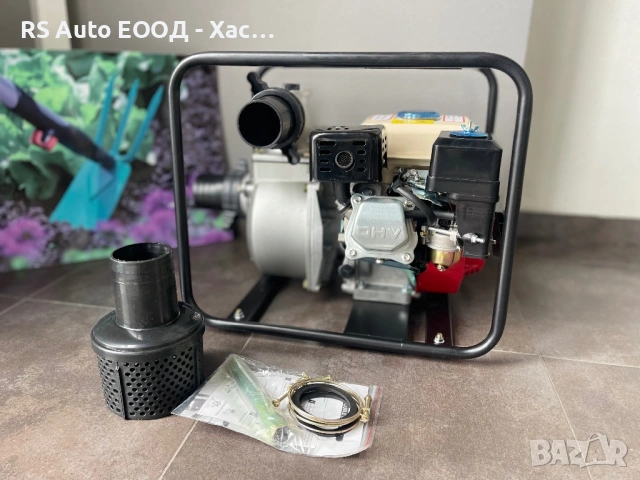 Помпа за вода 3” / Бензин 5.5 к.с, снимка 5 - Селскостопанска техника - 53235523