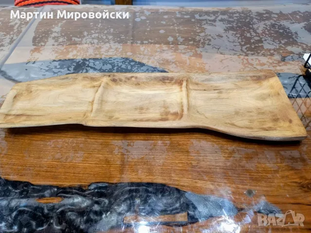 Ръчно изработено плато от Орех, снимка 2 - Аксесоари за кухня - 55726856