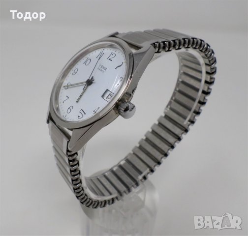 НОВ Френски мъжки кварцов часовник YEMA, снимка 4 - Мъжки - 35995068