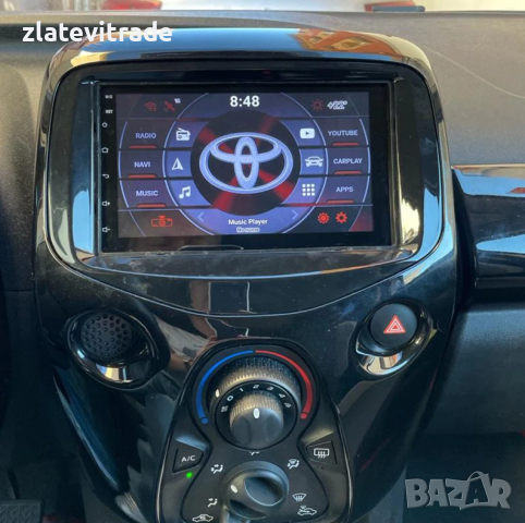PEUGEOT 108 ,CITROEN c1, TOYOTA aygo 2016-2020, Андроид Навигация 9122+R11, снимка 2 - Навигация за кола - 36518419
