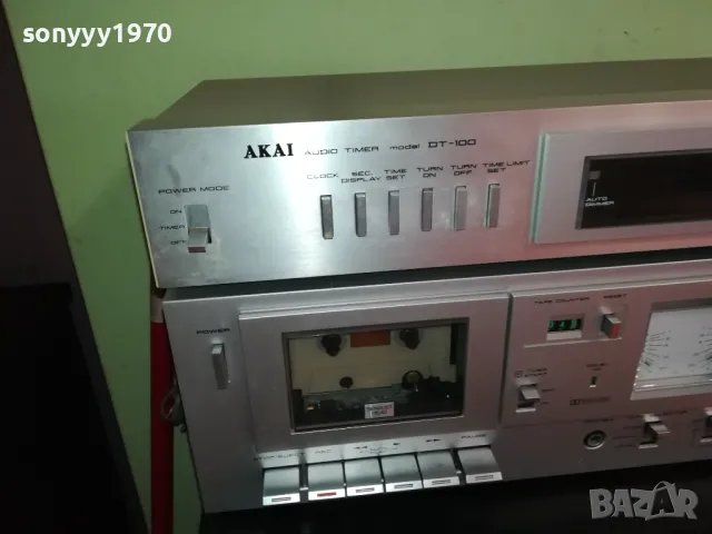 AKAI ТАЙМЕР И ДЕК-ЯПОНСКИ ВНОС SWISS 2911241756, снимка 11 - Ресийвъри, усилватели, смесителни пултове - 48157515