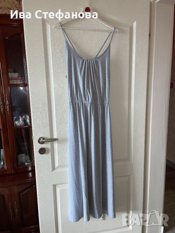 Нова спортно елегантна сива еластична рокля трико за маратонки и сникърси , снимка 1 - Рокли - 41352038