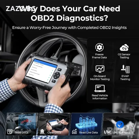 TOPDON ArtiDiag500 AD500 – OBD2 Автомобилен диагностичен уред Авто диагностика, снимка 5 - Аксесоари и консумативи - 55923167