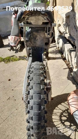 Kawasaki Kx Кавазаки Кх оборудвана рама кросов мотор без двигател , снимка 4 - Мотоциклети и мототехника - 53670750