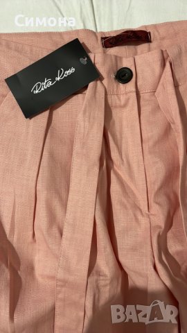 Дамски ленен панталон "Rita Koss", снимка 2 - Панталони - 42442838