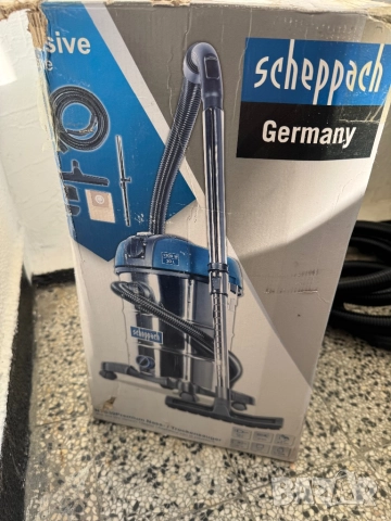 Прахосмукачка 3 в 1 за Сухо и Мокро NTS30 Premium Scheppach 5907720901, 1300W, 30L!, снимка 9 - Прахосмукачки - 52535474