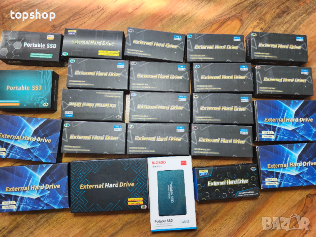 Нови 12TB външени твърди дискове!Преносим SSD, външни твърди дискове, външни устройства за архивиран, снимка 2 - Външни хард дискове - 52725460