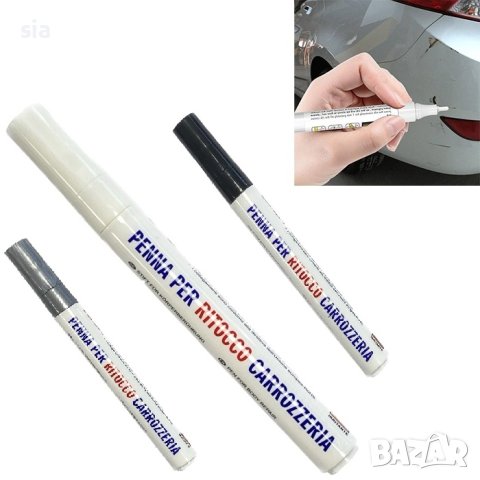 Маркер драскотини, 3 цвята, Маркер коректор за боя