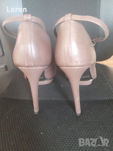 Като нови!Високи обувки 👡в кафяв цвят, снимка 9 - Дамски обувки на ток - 42310669