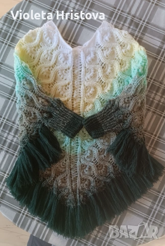 Дамско пончо, снимка 2 - Жилетки - 53160964