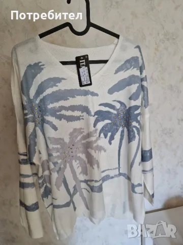 Нова Дамска блуза 70% Вискоза Made in Italy 