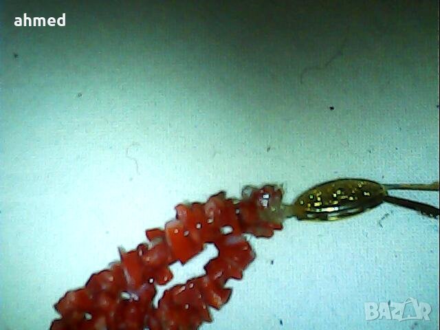 красиво естествно корално колие, снимка 2 - Антикварни и старинни предмети - 40675091