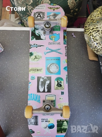 Supreme скейтборд Spitfire 