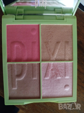 Палитра Pixi + 2 четки за грим , снимка 3 - Декоративна козметика - 53719627