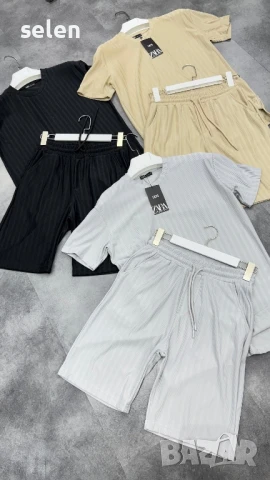 мъжки комплект Зара, снимка 2 - Спортни дрехи, екипи - 50731113