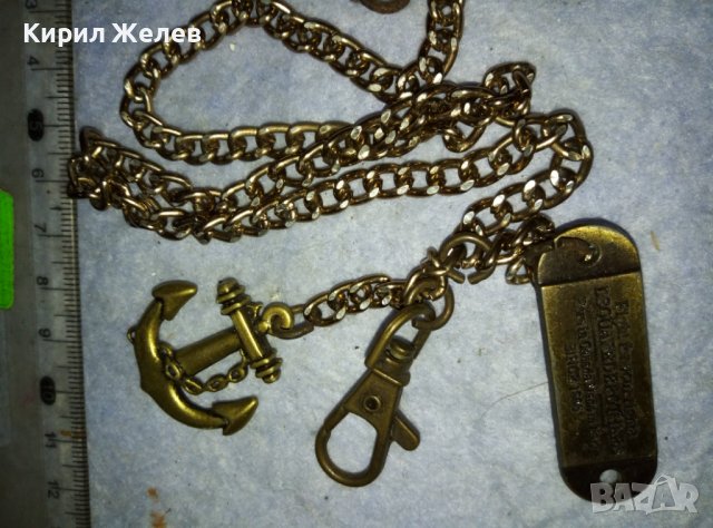 ЗДРАВ СТОМАНЕН КЮСТЕК за ДЖОБЕН ЧАСОВНИК или КЛЮЧОДЪРЖАТЕЛ ВЕРИЖКА СИНДЖИРЧЕ за КОЛАН 31251, снимка 7 - Колиета, медальони, синджири - 42082336