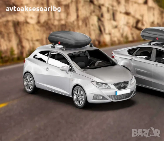 Автобокс Art Plast 133×77.8×34.5cm с ключ, 320 литра – черен карбон, снимка 5 - Аксесоари и консумативи - 53610262