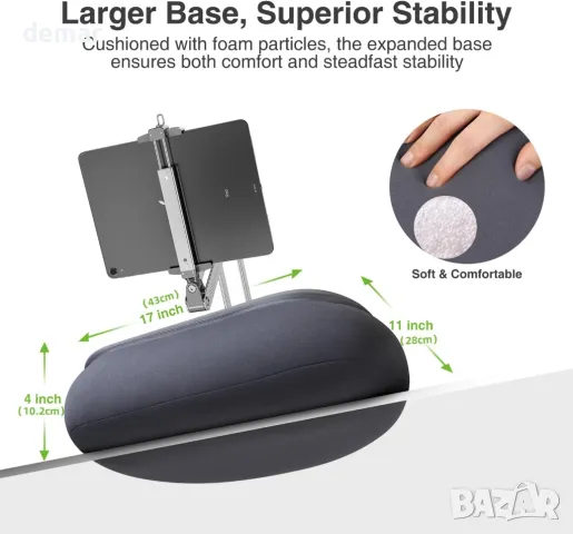 elitehood 66 см стойка за таблет/телефон (6-13”), 360° завъртане, снимка 3 - Други стоки за дома - 49516909