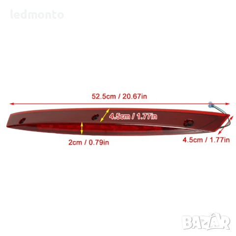 LED трети стоп за Mercedes-Benz Vito Viano W639 2003–2014, снимка 2 - Части - 50647891