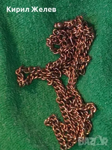 ЗДРАВ ЗЛАТИСТ СТОМАНЕН ЛАНЕЦ СИНДЖИРЧЕ ВЕРИЖКА КОЛИЕ НЕРЪЖДАЕМО 47381, снимка 10 - Колиета, медальони, синджири - 47031261